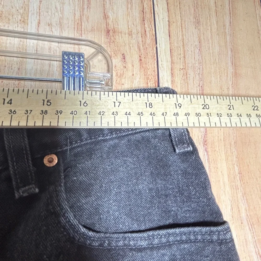 Levi's 560 Loose Fit Tapered Leg Mens 40x32 Black Vintage Denim Made in USA 1986
